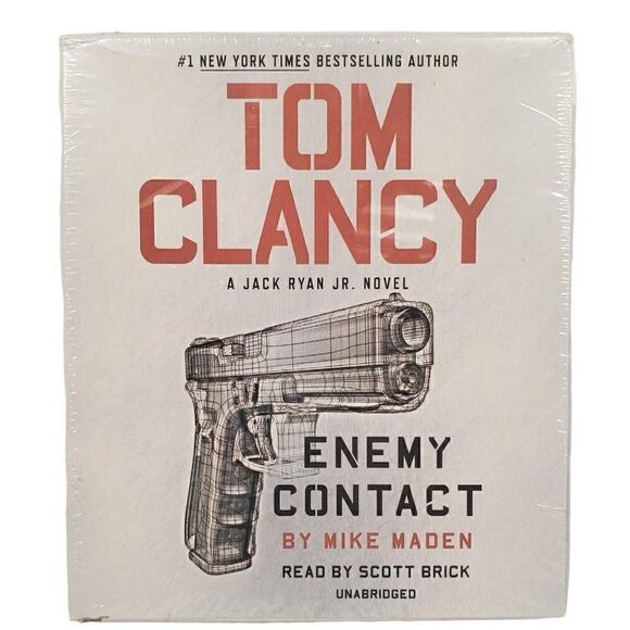Tom Clancy Audio CD Novel Enemy Contact A Jack Ryan SEALED Thriller Suspense - Picture 1 of 6